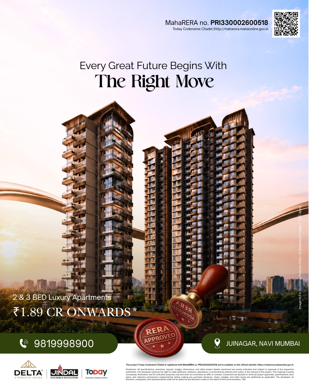 Todays Citadel Juinagar - Tradetimes - 2 BHK - 3 BHK - 4 BHK